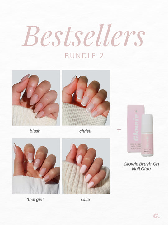 Bestsellers 2 press-on nail bundle by Glowie by Her