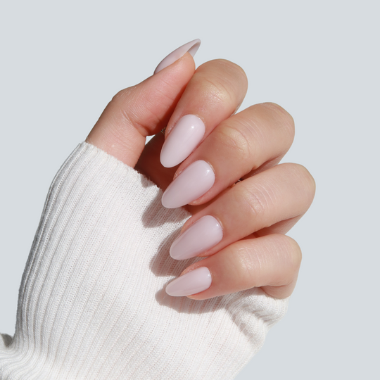 Send Nude baby pink press-on nails by Glowie by Her
