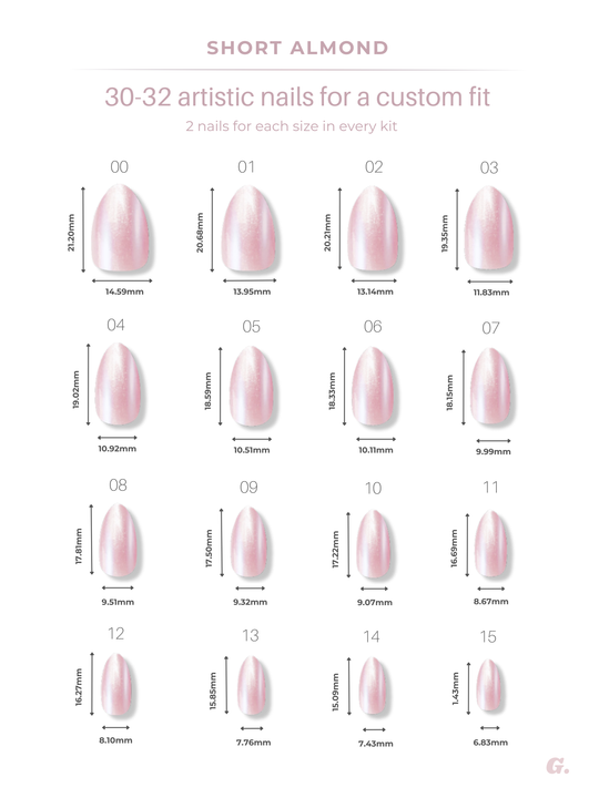 Glowie by Her press-on nail kit